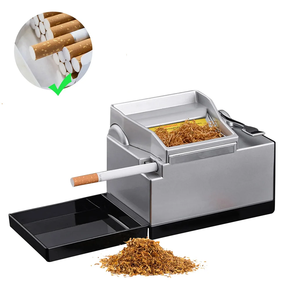 

6.5/8mm Tube Electric Tobacco Rolling Machine Automatic Push-pull Type Winding Roller Cigarette Wrapping Maker Smoking Accessory