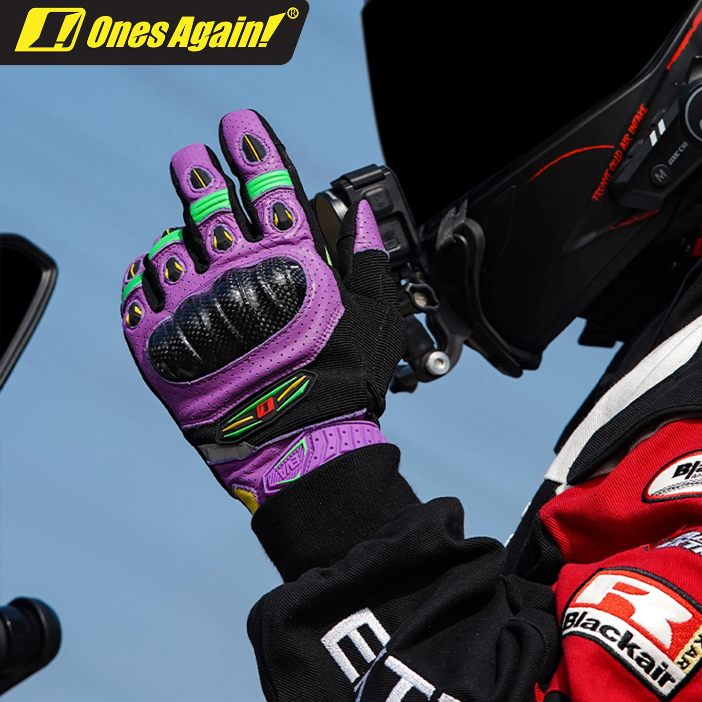 

2026 Men's Leather Motorcycle Gloves Retro | Carbon Protective Touch Screen | Breathable Women Motorbike Moto Leather Gloves