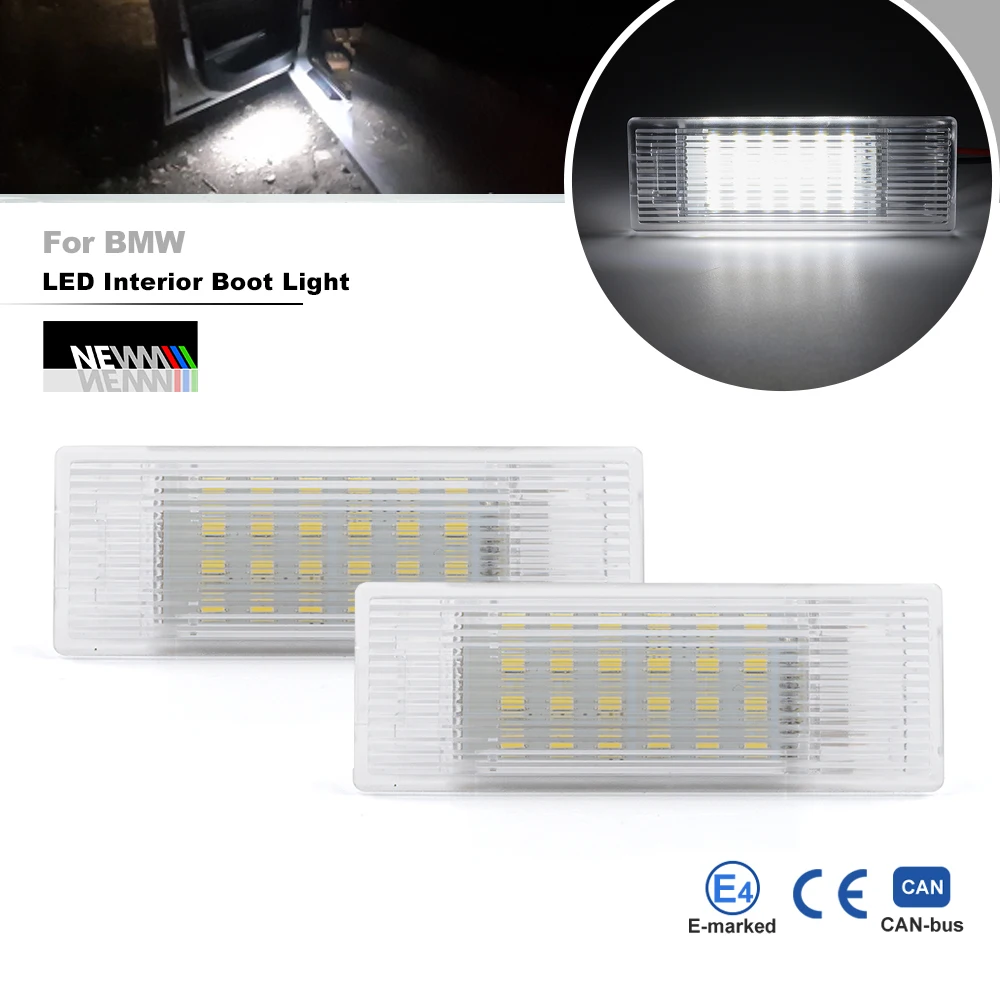 

2Pcs LED Footwell Interior Lights for BMW 3-Series F30 F31 F34 335i 2012-UP Canbus Door Welcome Lights Bimmer Puddle Entry Lamps