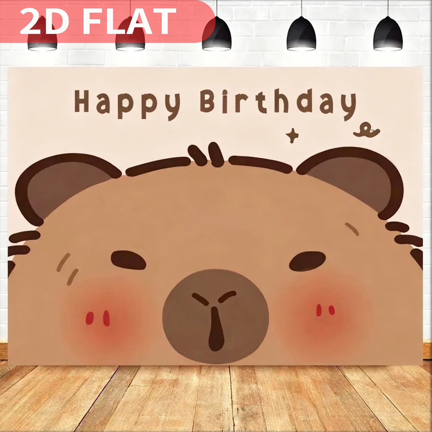1pc Cute Capybara Animal Theme - Photography Background recension och pris