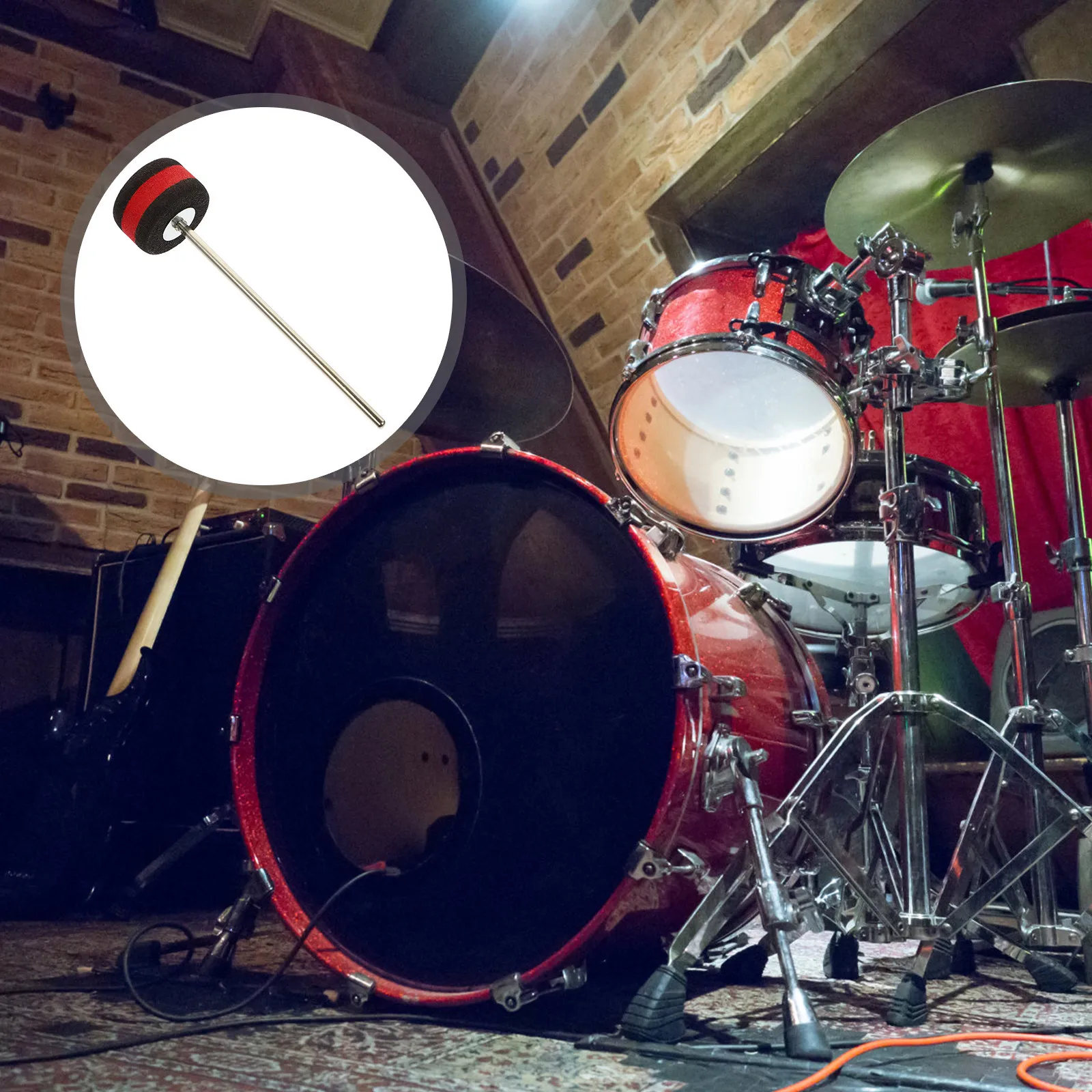 

Металлический молоток для педали бас-барабана, высококачественный аксессуар для ремонта и отработки ударных инструментов