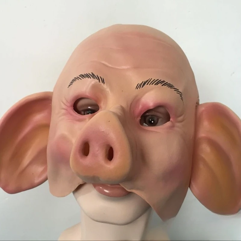 

Pig Bajie Mask Halloween Performance Props Latex Headcover