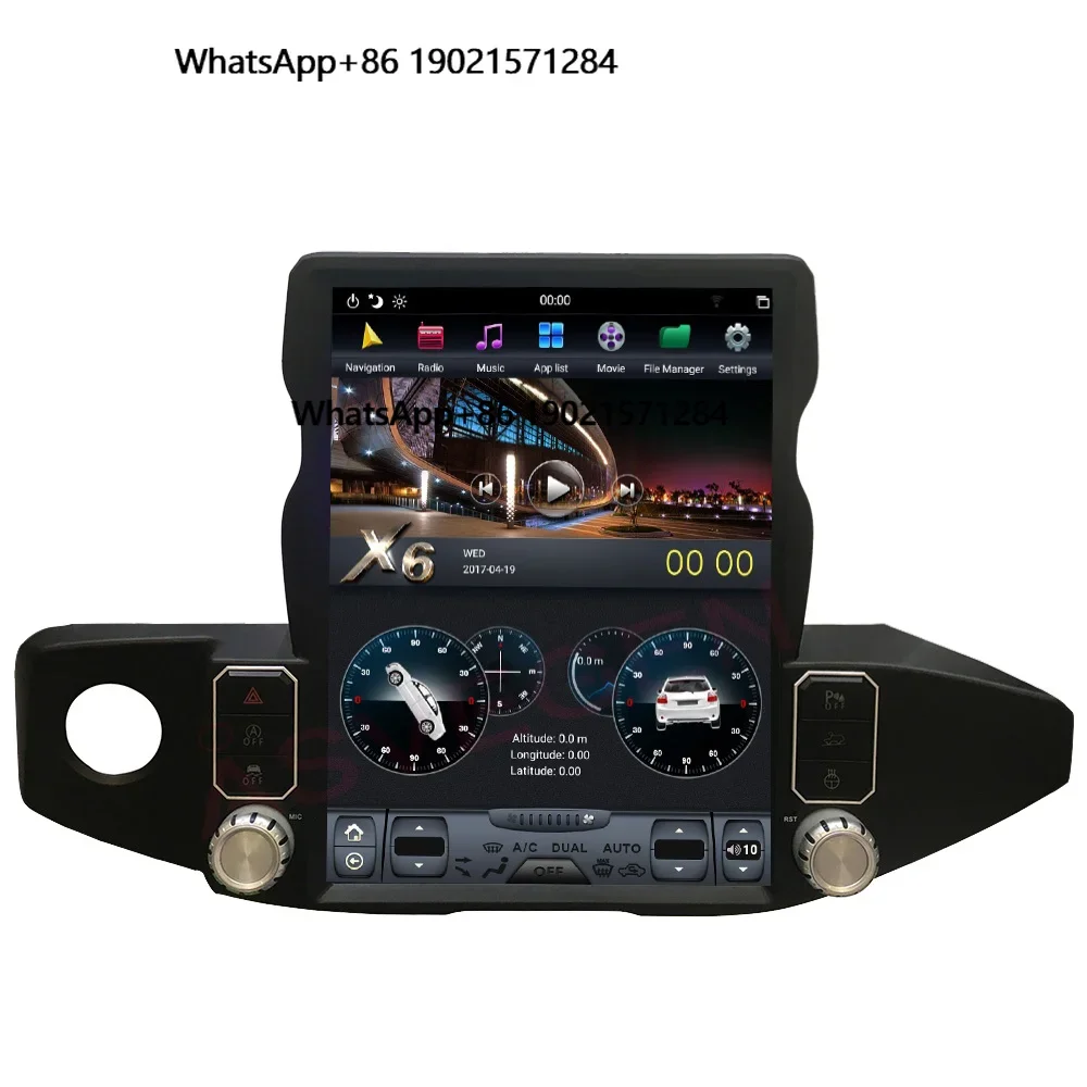 

13 Inch Screen Car Video DVD Radio Player with Car GPS Navigation for JEEP Wrangler JL&Jeep Gladiator 2018-2021