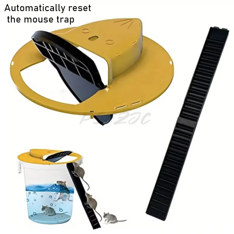 Outdoor and Indoor Portable Flip Trap Tool with Automatic Reset Mouse Catching Device Easy To Use