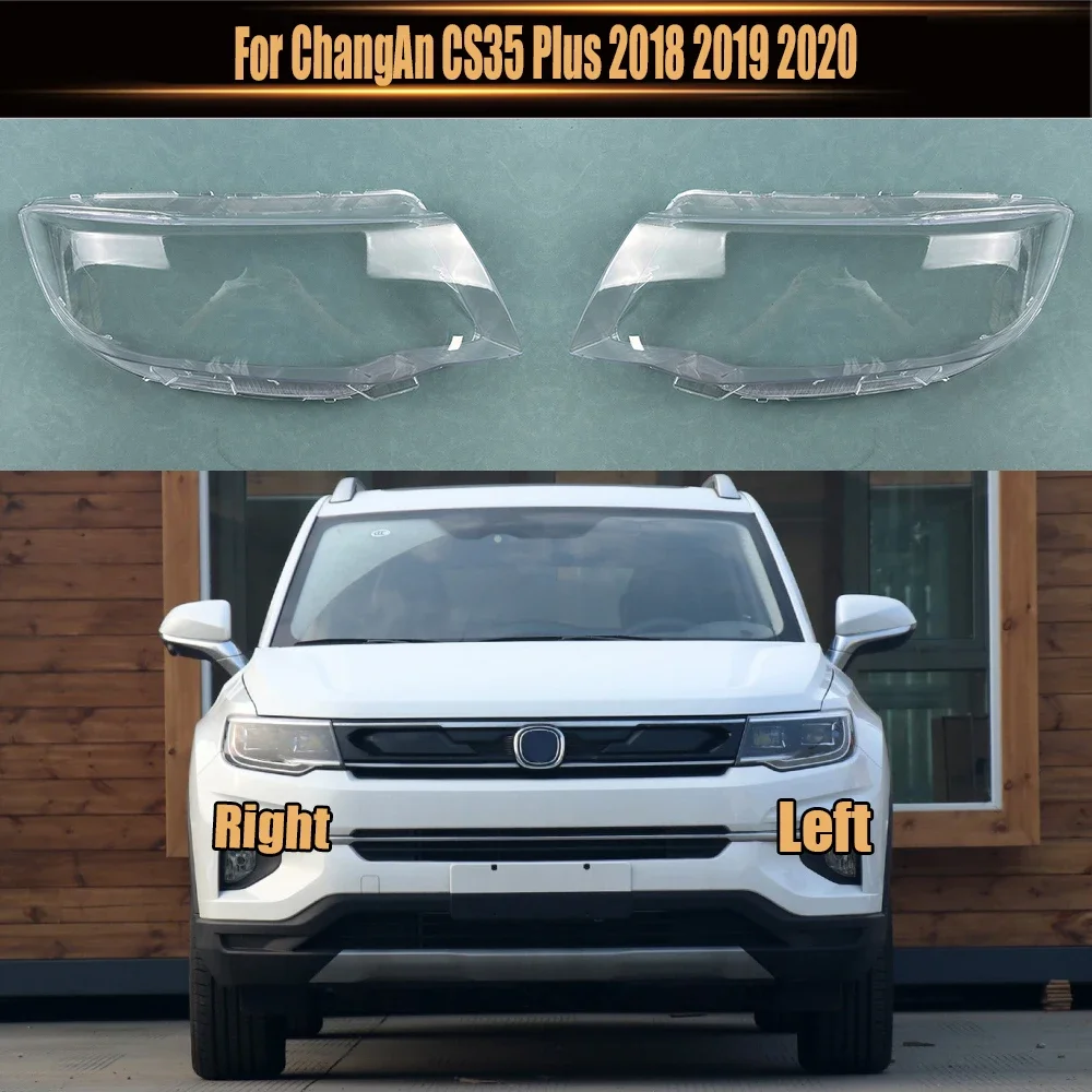 

Для ChangAn CS35 Plus 2018-2020 фара прозрачная крышка абажур корпус фары из плексигласа замена оригинальных линз