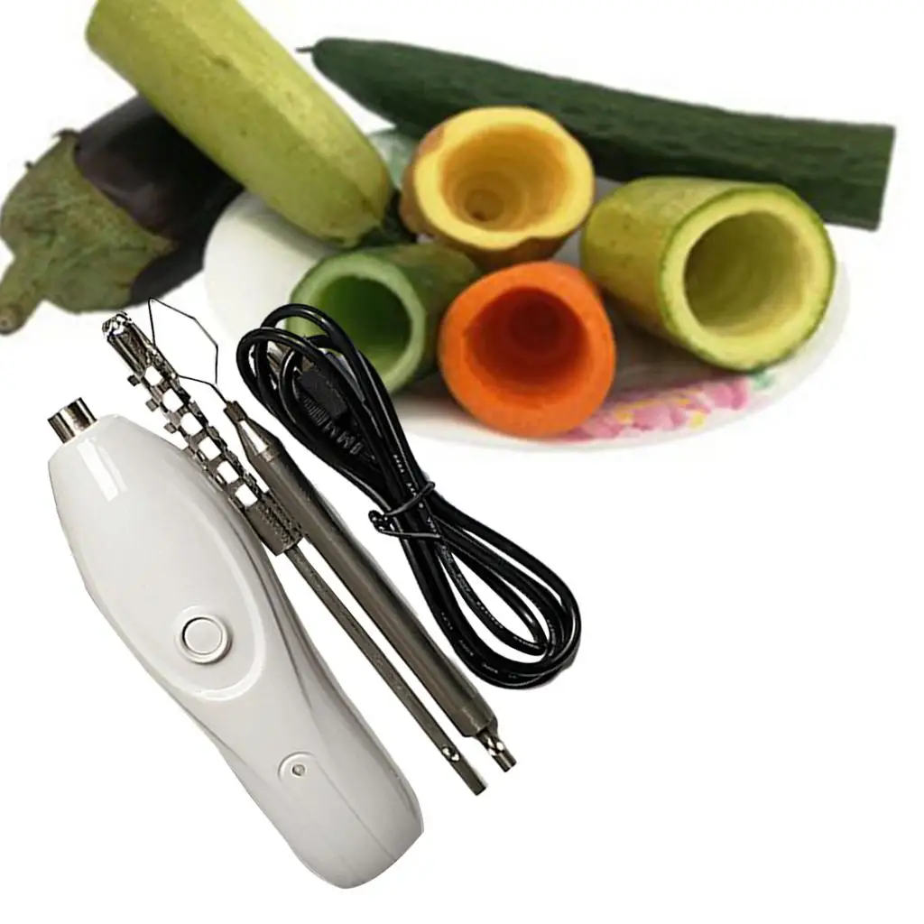 Stainless Steel Electric Vegetable Corer Portable Tool  Removal