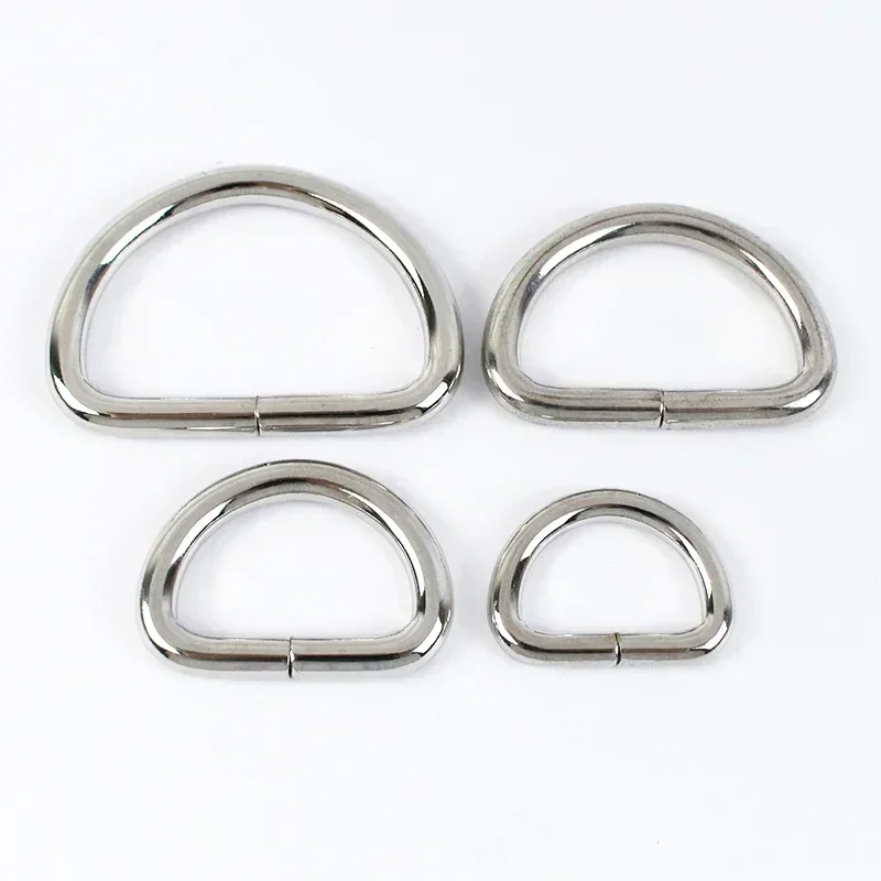 10 Stück 13–50 mm Metallschnallen für Tasche, Rucksack, Gürtel, O-D-Ring-Schnalle, Gurtband, Hundehalsband, Schlaufenschließe, DIY-Lederzubehör