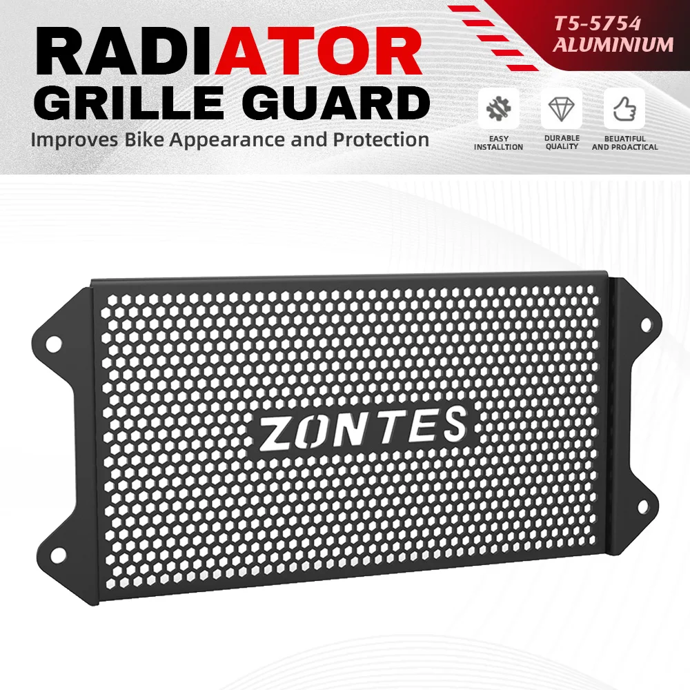 

Motorcycle Accessories Radiator Grille Guard Cover Oil Cooler Protector For Zontes ZT350-GK ZT350 GK 2021-2022-2023-2024