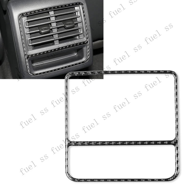 S+ Carbon Look Rear Seat Air Vent Outlet Frame Cover Trim For VW Golf 8 MK8 2021-23