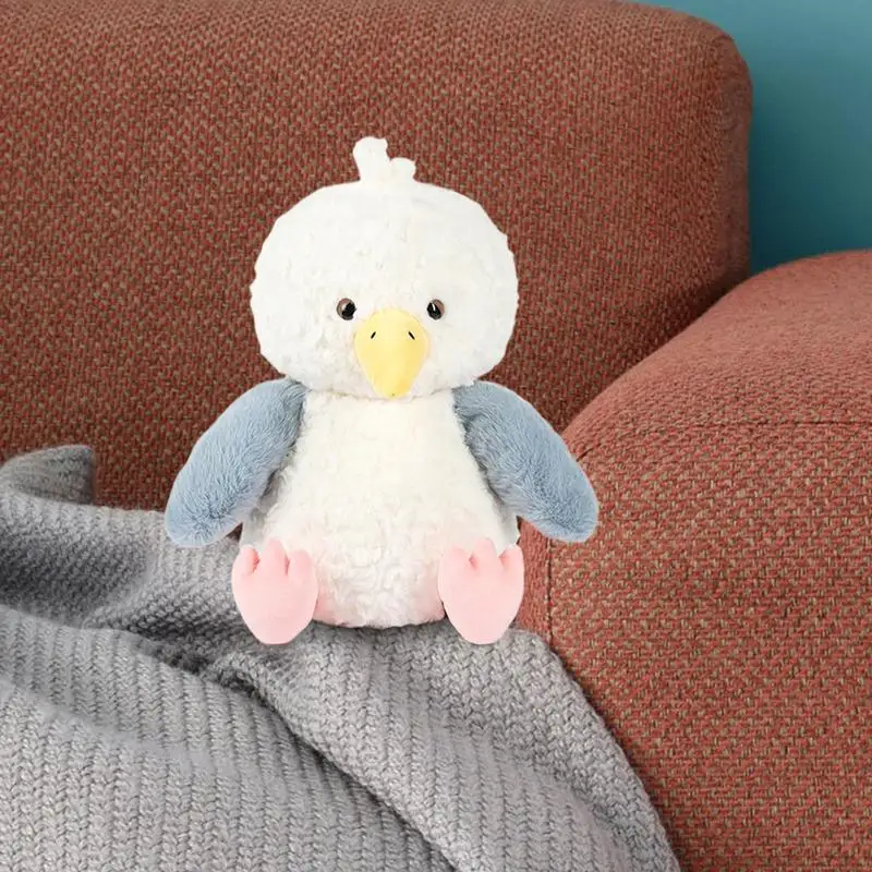 Stuffed Bird Plush Plushies Bird Soft Cute Cartoon Stuffy Bird Soft Comfortable Plushie Doll Sofa Chair Decor For Easter Birthda