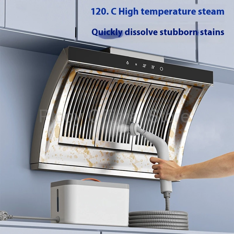 1200W High Temp Steam Cleaner Sterilization For Kitchen Range Hood Air Conditioner Home Appliance Deep Cleaning Disinfection