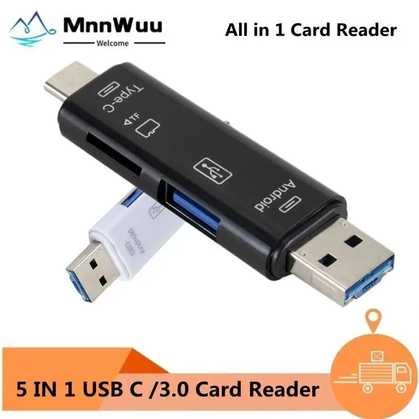 

MnnWuu USB3.0 Card Reader High Speed SD TF Micro SD Card Reader Type C USB C Micro USB Memory OTG Card Reader For Dropshipping