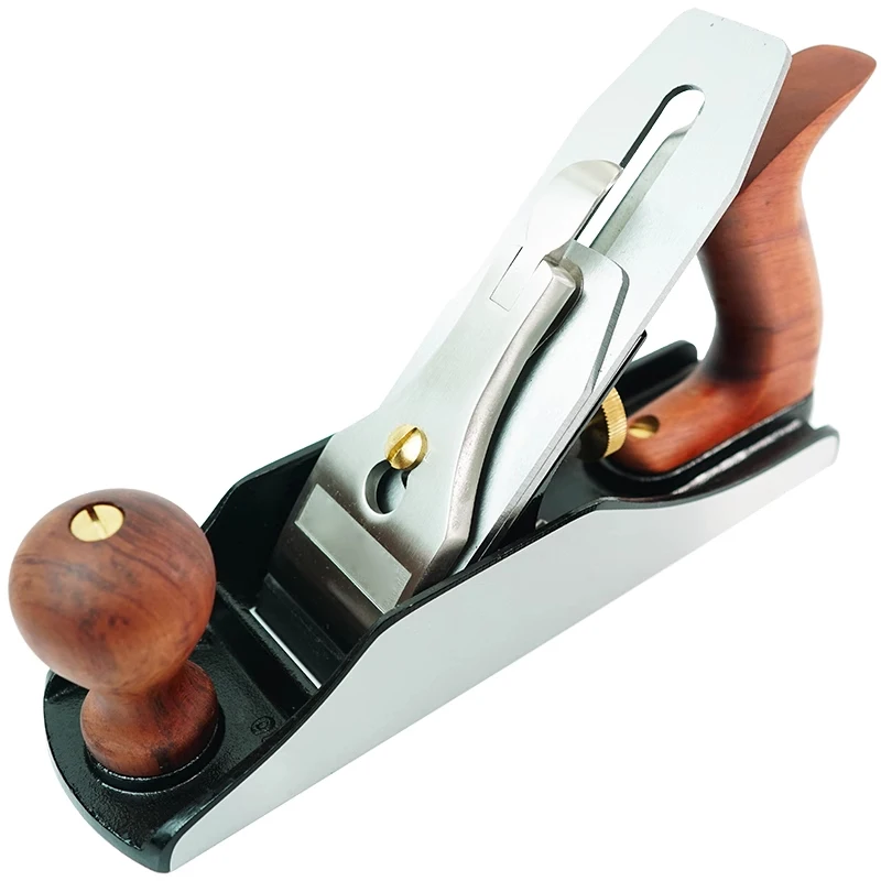 No. 4 Planer Hand Push Woodworking Furniture Musical Instrument Model Leveling Planer Stainless Steel Pressure Plate