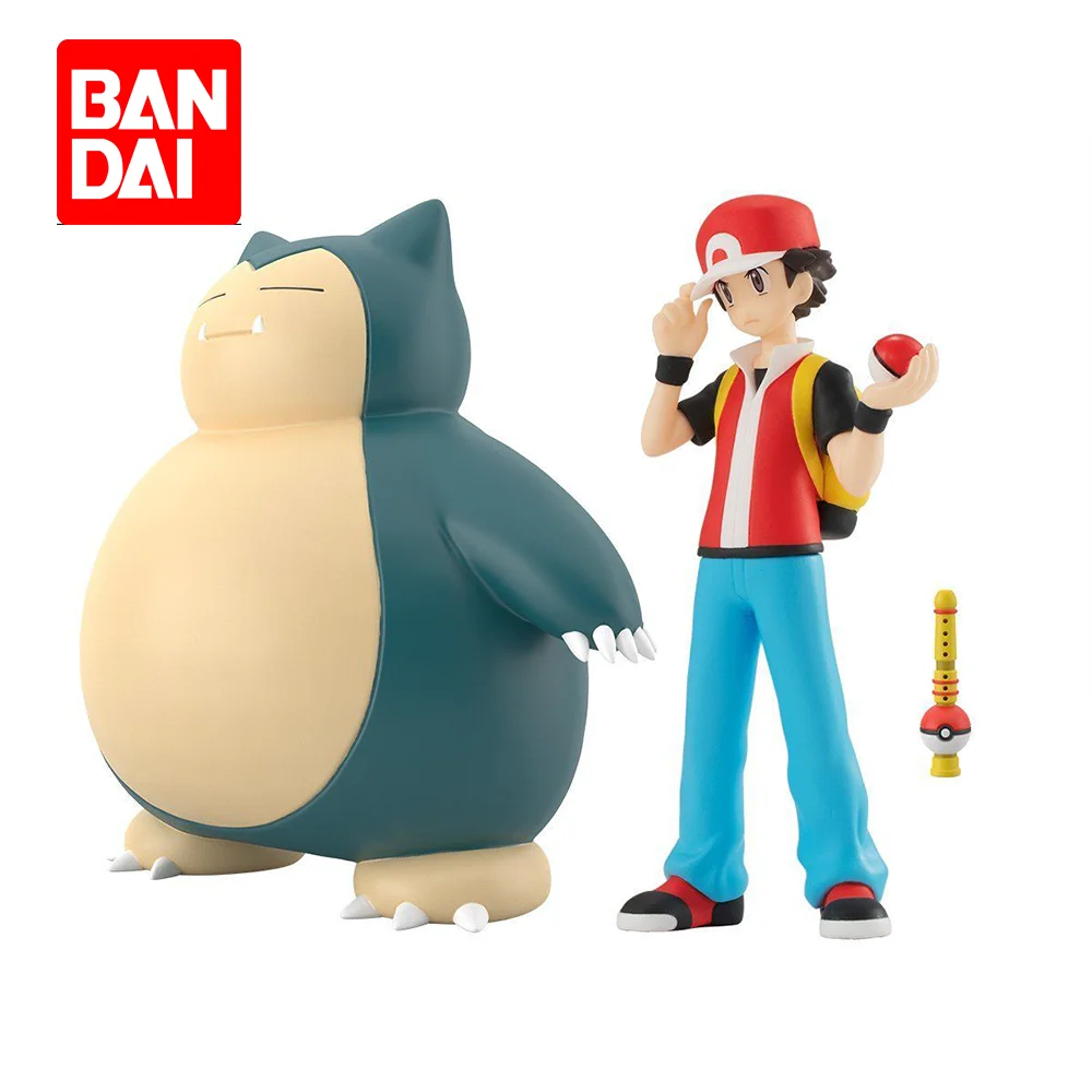 [IN STOCK] Original BANDAI Figures 1/20 Scale World - Red (Adventures) & Snorlax BD