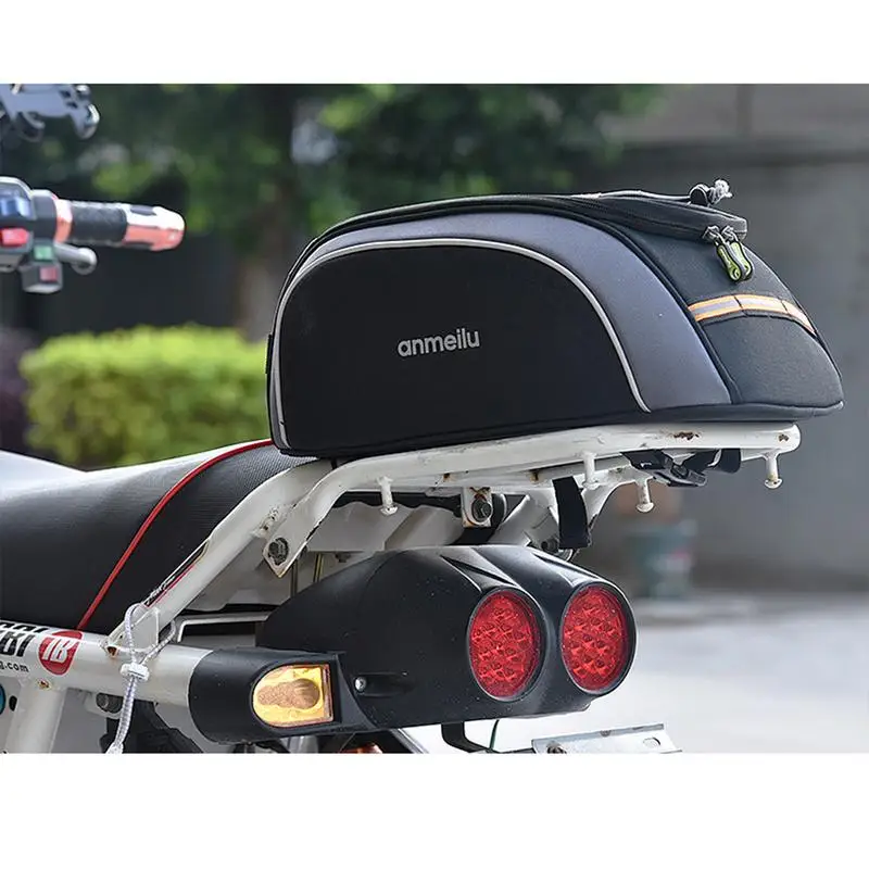 Bicycle Bags 8L Large Capacity Waterproof Cycling Bag Mountain Bike Saddle Rack Trunk Bags Luggage Carrier Bike Bag