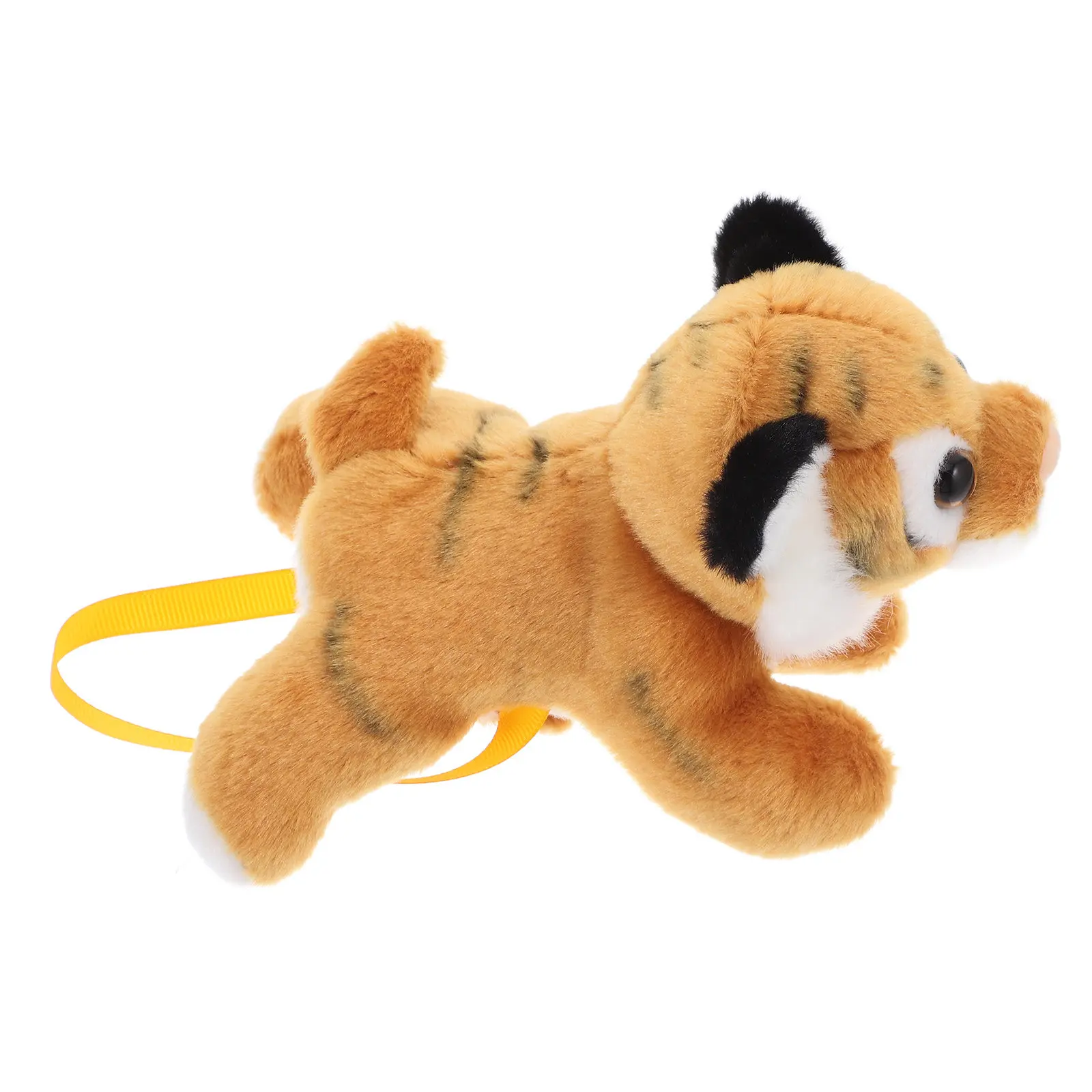 

Standing Shoulder Tiger Stuffed Animal Cute Small Realistic Jungle Party Accessory Unique Design Soft Lightweight Mini Animal