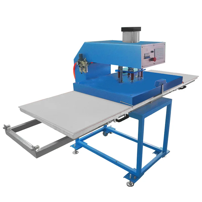 

Pneumatic semi-automatic double-station heat transfer machine 60 * 80 clothing cutting film ironing towel sublimation printing e