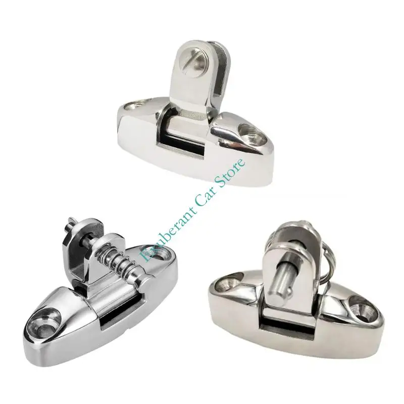 H3CE Pair of 70mm Vessel Hinges Spring Mechanism Fast Release Plan Saltwater Resistant