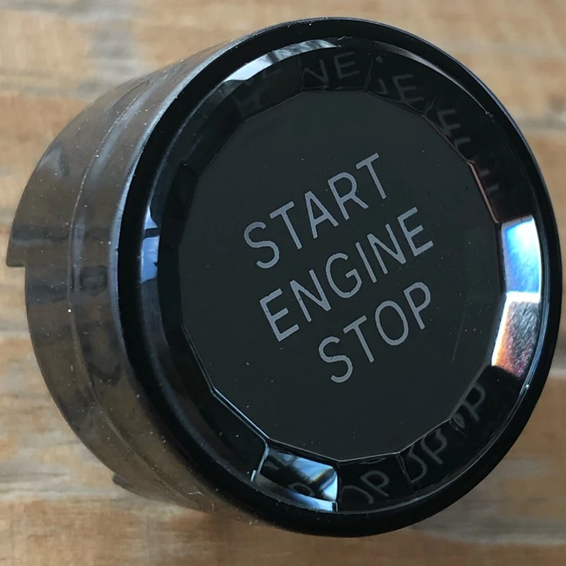 ENGINE START STOP Switch Button Sticker for BMW 1 2 3 4 5 6 7 Series F20 F21 F22 F23 F30 F34 F10 F18 F12 F07 F01 Black