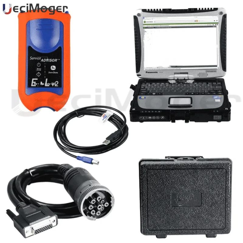 

For John Detector V5.3 Agricultural Machinery Engine Diagnostic Decoder John Advisor EDL V2