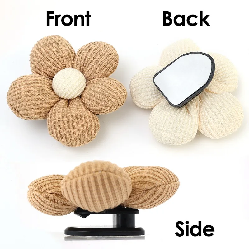 Creative Flower Car Seat Back Hook Dashboard Cable Power Cord Charging Line Self Adhesive Storage Supplies Car Decorative Hooks