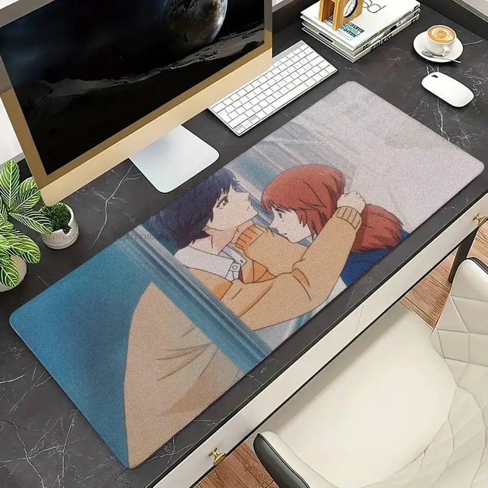 Blue Spring Ride Mousepad Non-slip Suitable For Office Computers Laptops E-sports Game Desk Mats XXL Keyboard