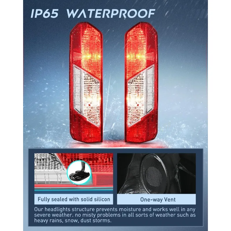 مجموعة الضوء الخلفي من Nilight متوافقة مع 2015 2016 2017 2018 2019 2020 2021 2022 2023 Transit 150 250 350 350HD خلفي