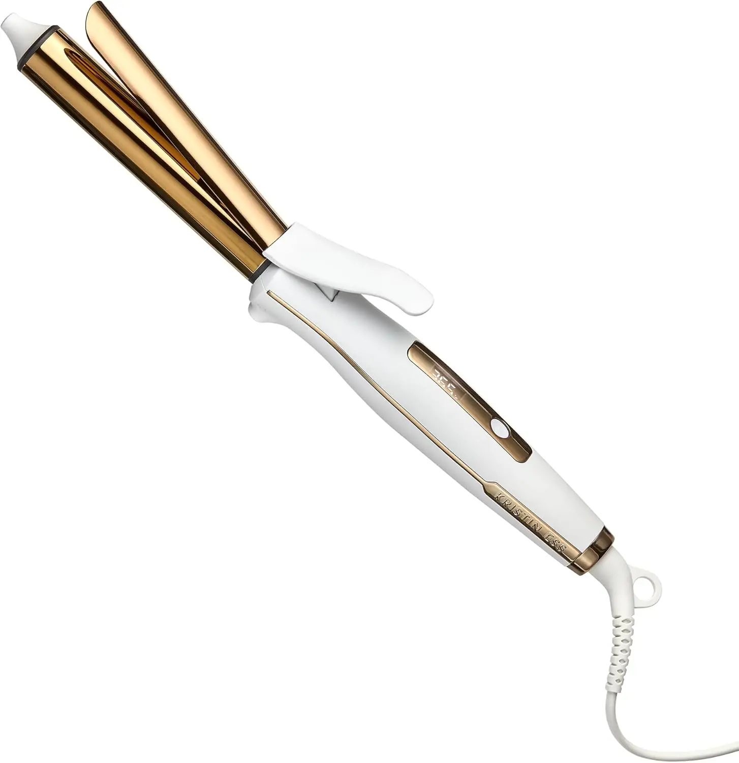 

1 Inch Titanium Curling Iron for Beach Waves, Medium Curls, Ionic Shine, Fast Heat, Dual Voltage