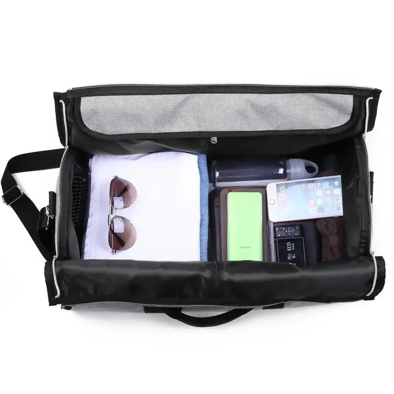 Men Fashion Travel Bags Handheld Bags High Capacity Women Leisure Versatile Sport Business Travel Bags Folding Suit Storage Baga