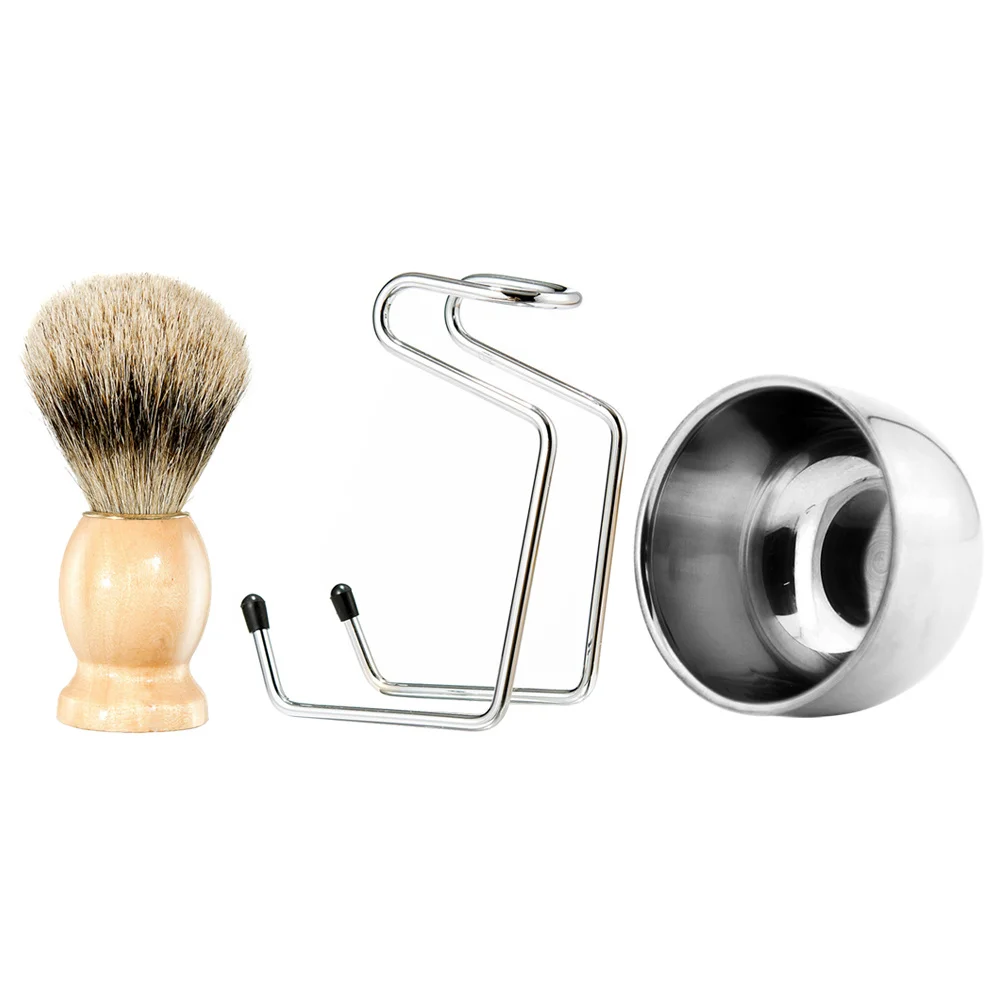 مجموعة أدوات الحلاقة، أداة متينة وخفيفة الوزن لسهولة التنظيف على اللحية، ملحقات العناية باللحية الأساسية للذكور #6