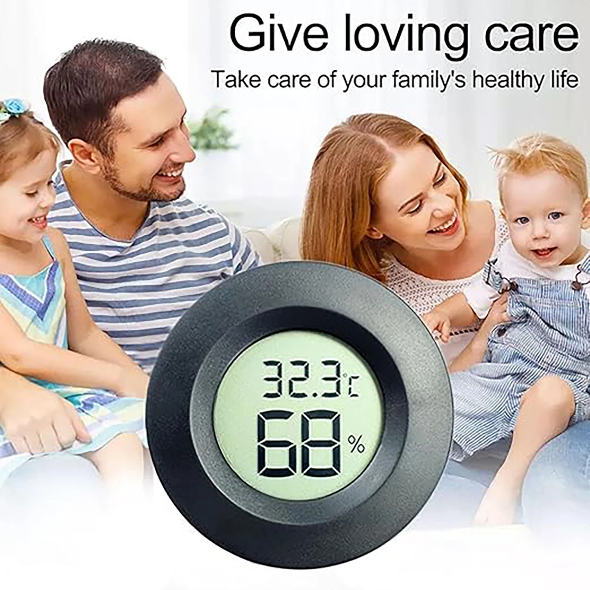 -50~ +70°C Mini LCD Digital Thermometer Hygrometer Fridge Freezer Tester Temperature Tester Sensor Humidity Meter Detector