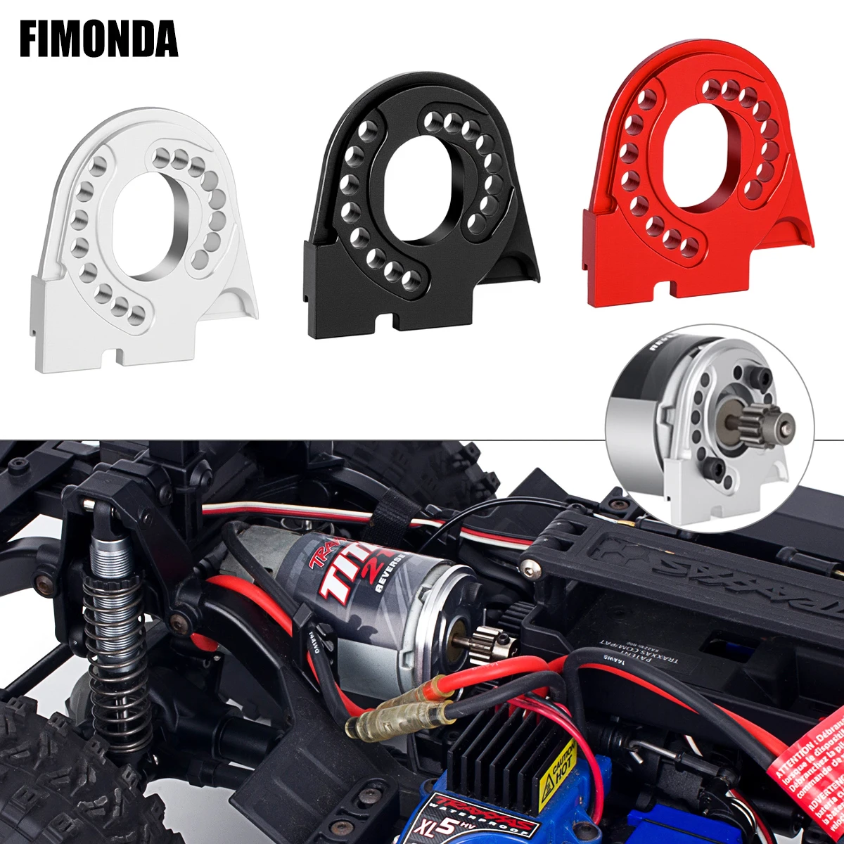 1Pcs Aluminum Motor Mount Bracket for 1/10 RC Crawler Car TRX4 Defender Upgrade Parts Accessories