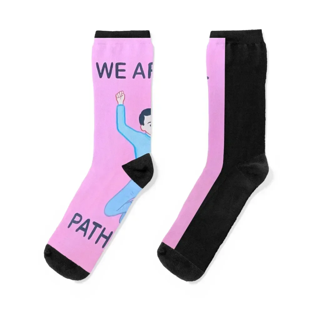 

joan cornella art we are all pathetic Classic Socks fashionable football new in's Designer Man Socks Women's