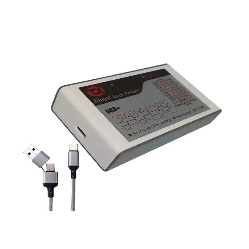 Новый Kingst LA2016 16-канальный 200 МГц максимальная частота дискретизации USB-анализатор логики для MCU ARM FPGA инструмент отладки английское программное обеспечение