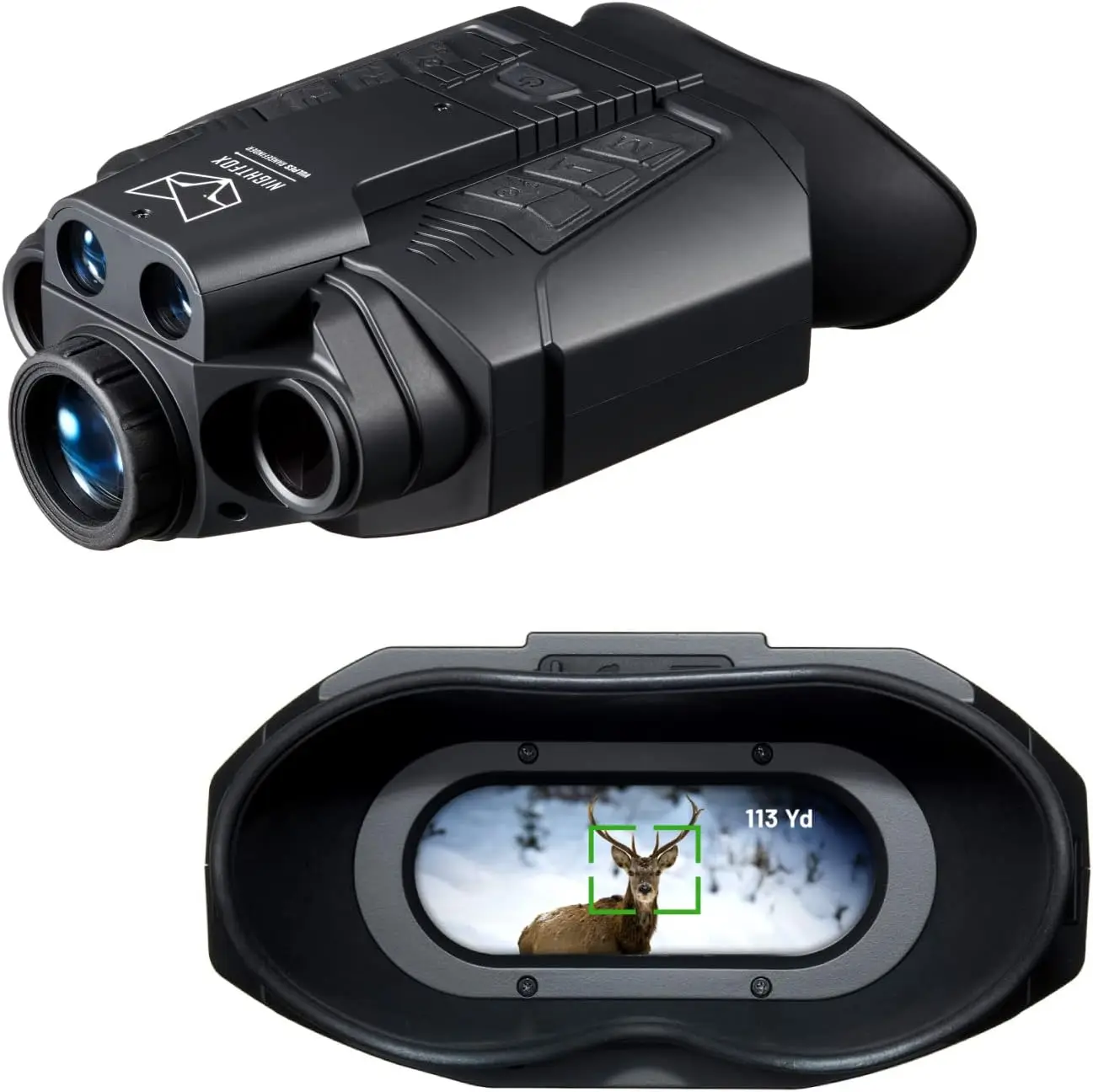 Digital Night Vision Goggles | Integrated Laser Rangefinder | Full High Definition FHD 1080p Sensor