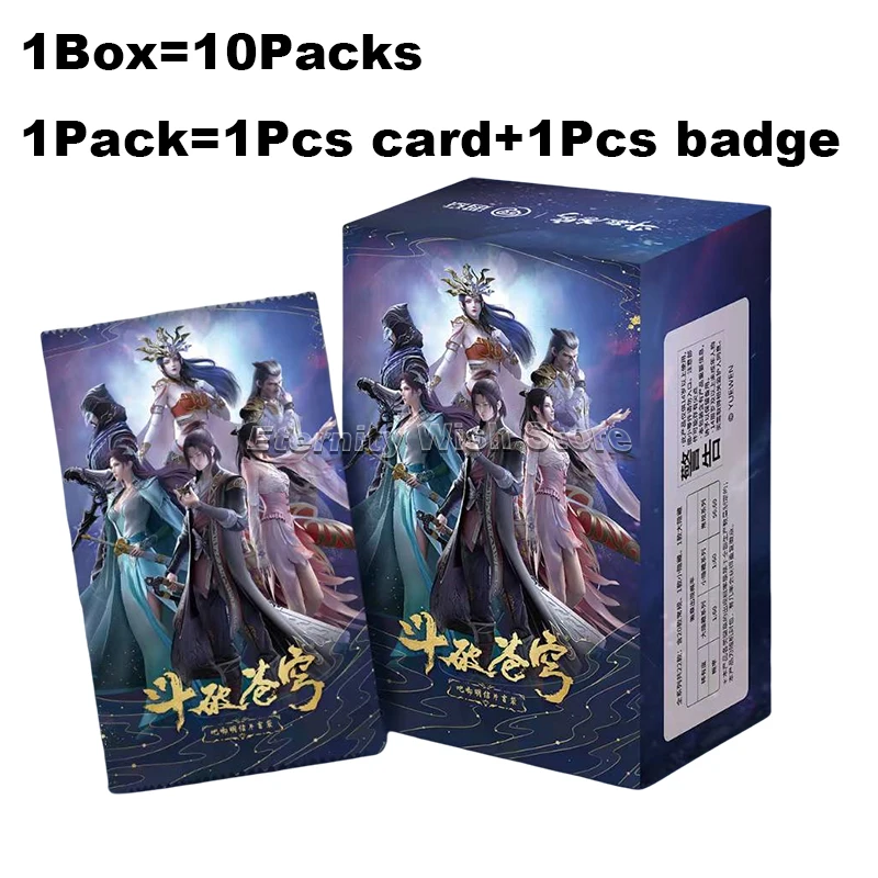 Wholesale Fights Break Sphere Card Anime Dou Po Cang Qiong Character ACG TCG CCG Collection Cards Hobbies Children Birthday Gift