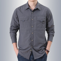 Lightweight Breathable shirt tactical multifunctional shirt outdoor long sleeved work shirt breathable sports sun protection
