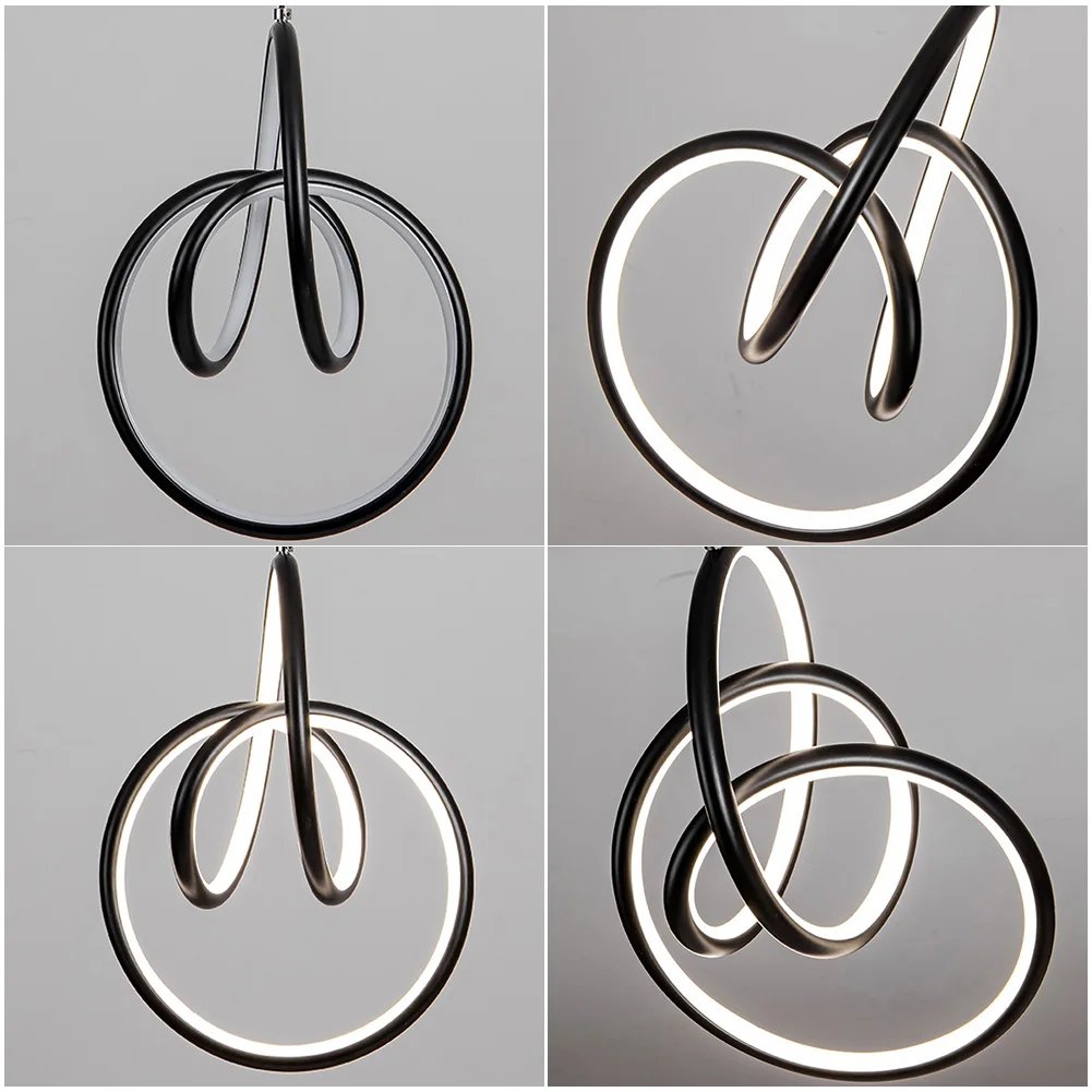 Lampadari a LED Luci a risparmio energetico sospese Luce interna sospesa Proteggi gli occhi Anticorrosivo Facile installazione per corridoio corridoio