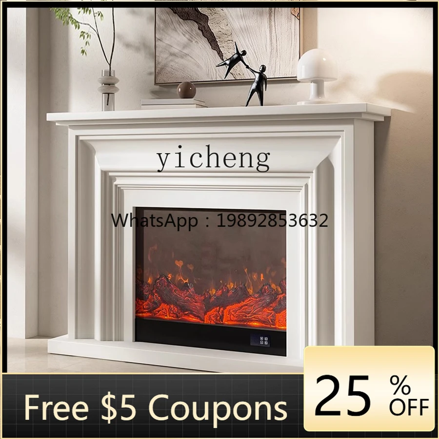 AB  modern simple living room decorative cabinet minimalist white mantel simulation furniture