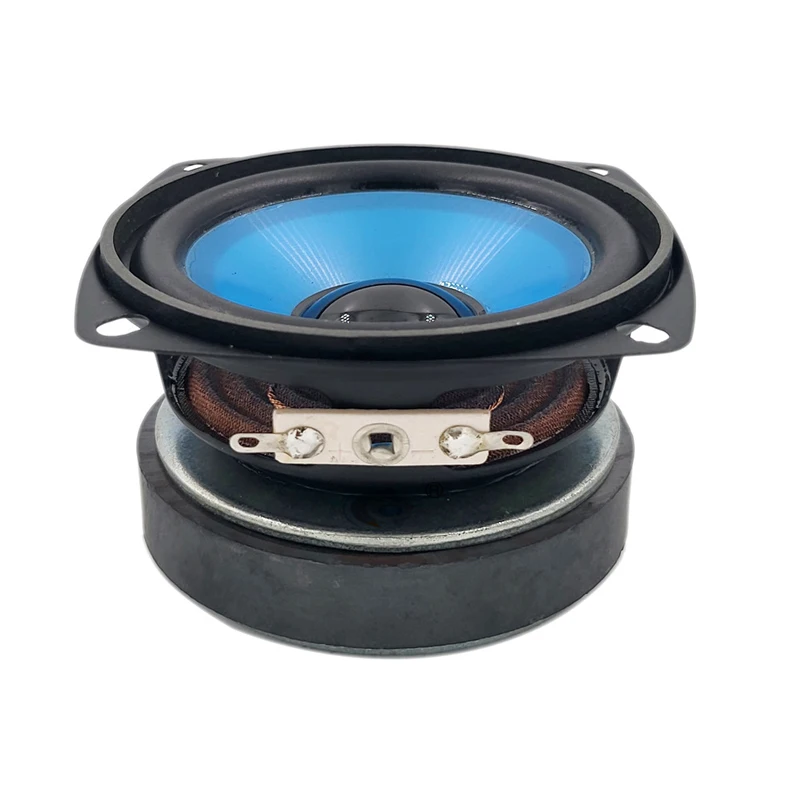 Tenghong 3-дюймовый 78 мм 4 Ом 10 Вт Полнодиапазонный динамик полупрозрачный синий корпус водонепроницаемый Громкий динамик для мотоцикла звуковой звук