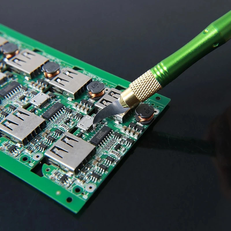 MILE 27 en 1 cuchillo de mantenimiento BGA para iPhone CPU NAND CHIP IC eliminar pegamento desmontar hoja de retrabajo