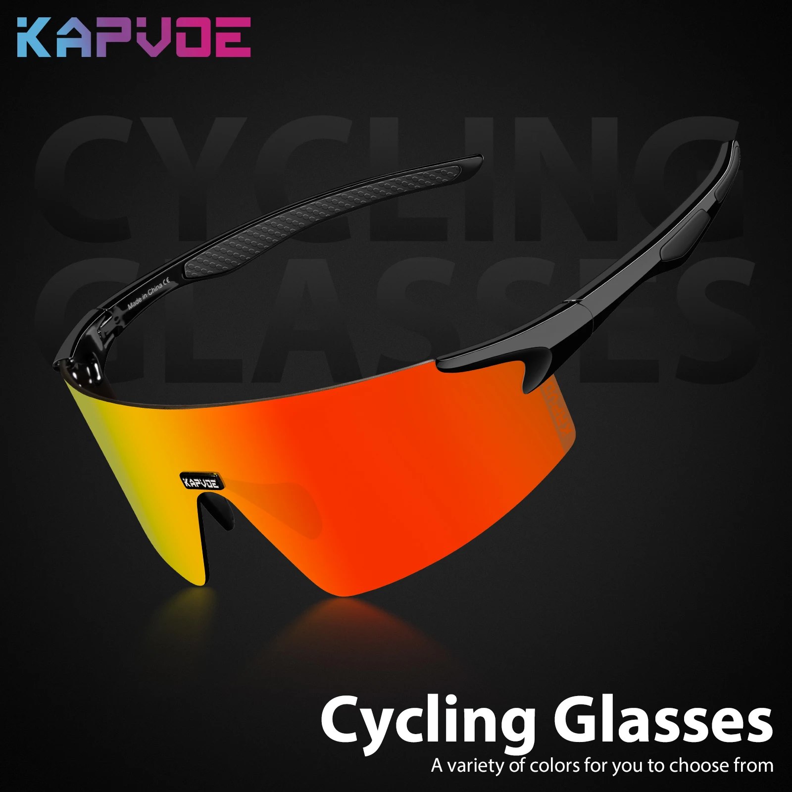 Kapvoe Cycling Glasses Men Sports Sunglasses Road Bike Mtb Mountain Bicycle Riding Protection Goggles Racing riding Eyewear