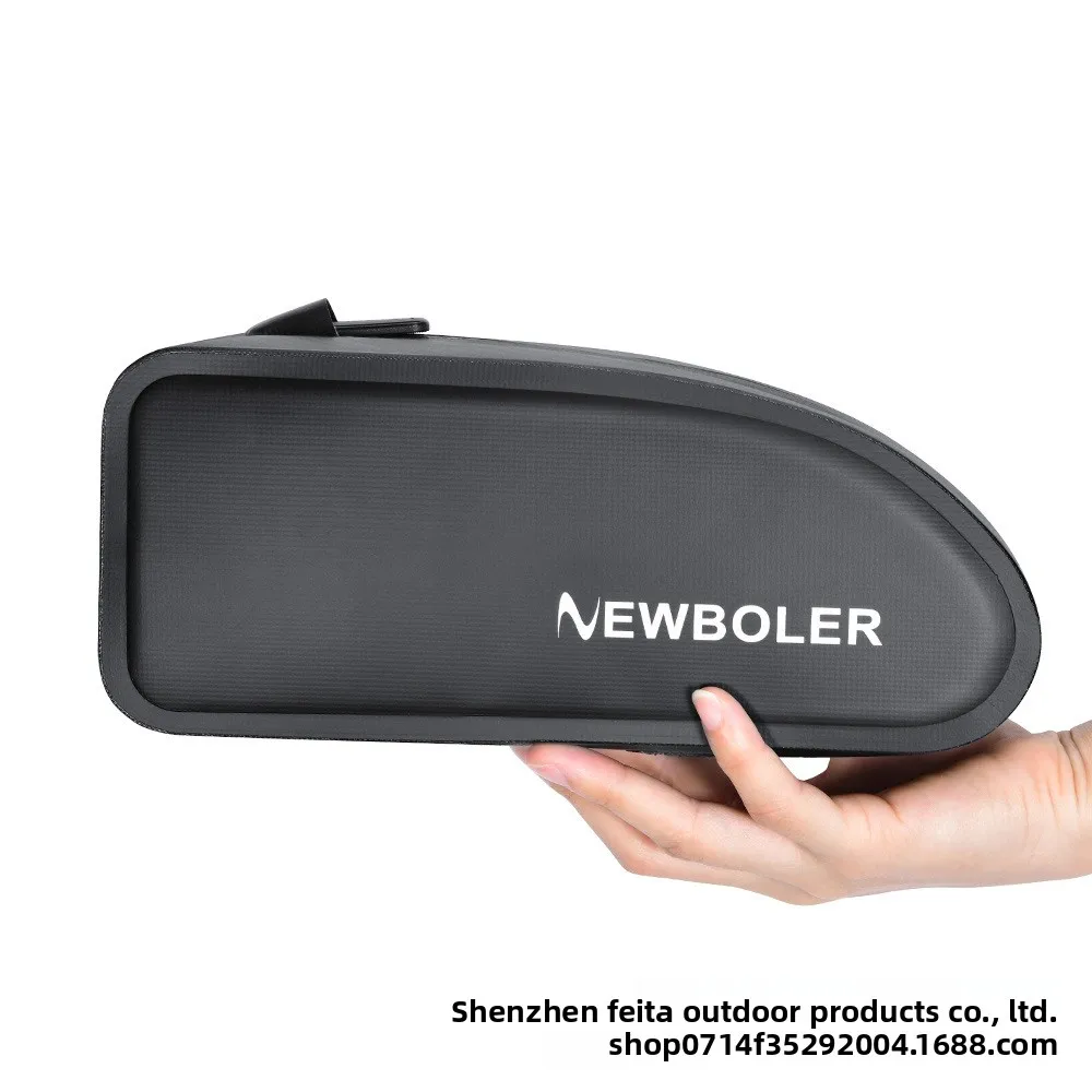 حقيبة بإطار دراجة مقاومة للماء - حزمة أنبوبية علوية ذات سعة كبيرة لدراجات الجبال والطرق