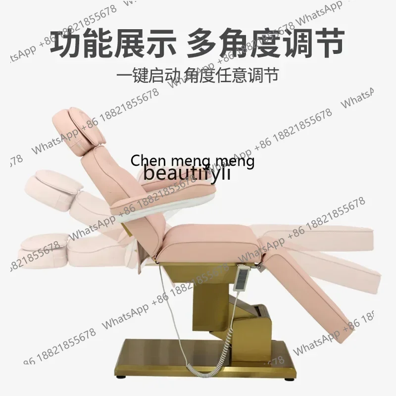 new High-End Electric Beauty Bed Lifting Physiotherapy Massage Couch Multi-Function Bed Tattoo Couch ss 8617