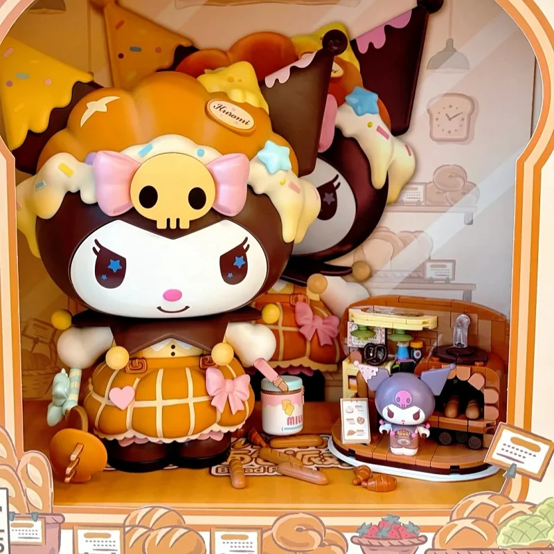 

[In Stock] Sanrio Anime Toy Cute Kuromi Bread Party Series Cartoon Figurine Model Decoration Ornament Toy Girl Birthday Gift
