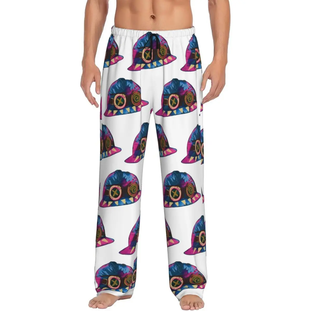 Custom Isha Hat Pajama Pants Men Sleepwear Sleep Lounge Bottoms with Pockets
