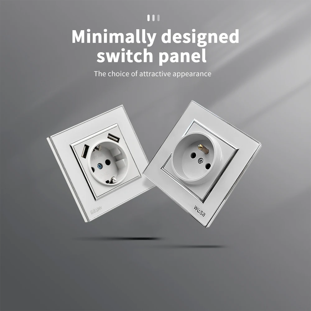 لوحة أكريليك قياسية من البلاستيك المدمج على الحائط باللون الأسود مع مقابس طاقة أرضية مثبطات اللهب ومنافذ كهربائية #2