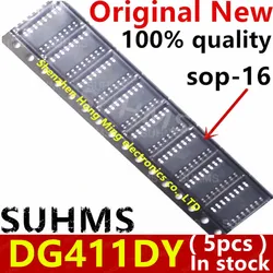 (5piece) 100% New DG411DY DG411 DG411DYZ sop-16 Chipset