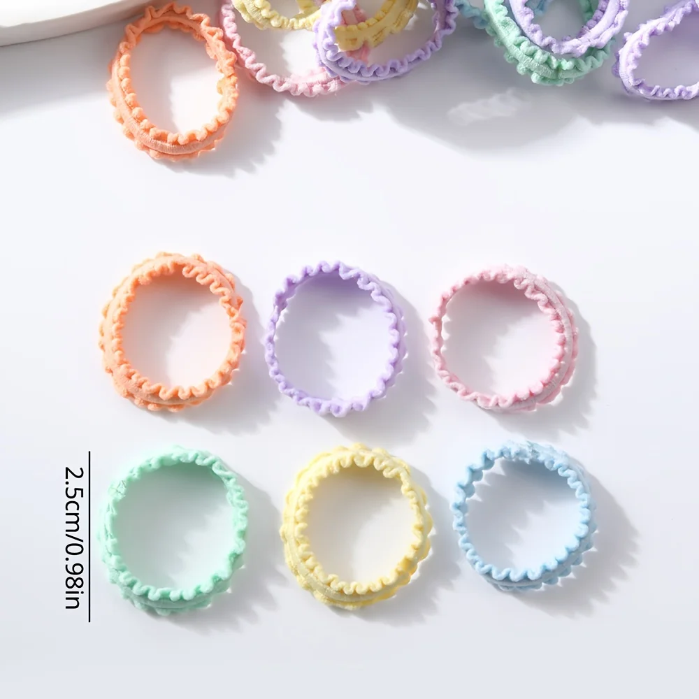 50/100pcs Mini Hair Ties - Soft, Colorful, Elastic Hair Bands, Hair Accessories Kids, Baby Girls, Ideal Gift Choice for Birthday