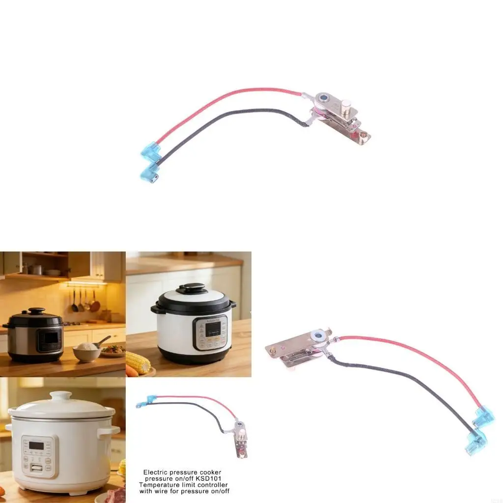 KSD101 Temperature Control Switches Overheat Switches for Electric Cookers Secure Operation and Simple Setup
